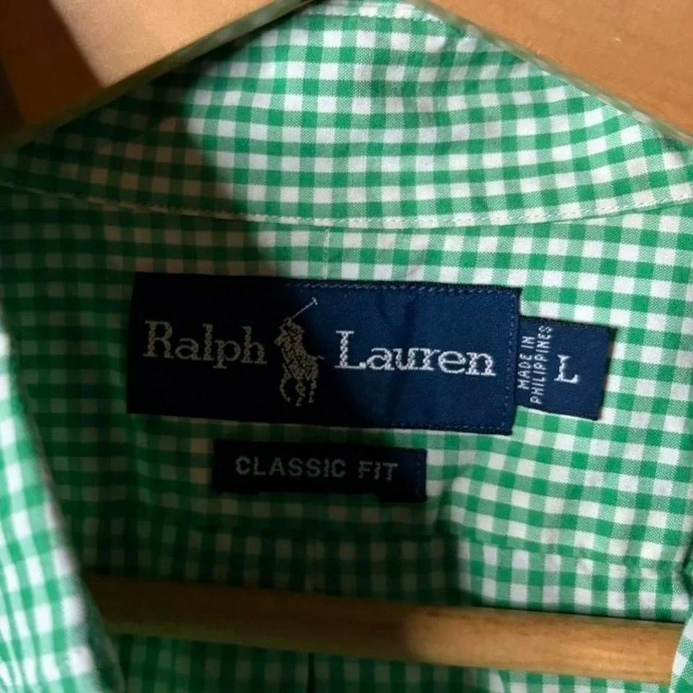 Polo Ralph Lauren plaid short sleeve polo Size L